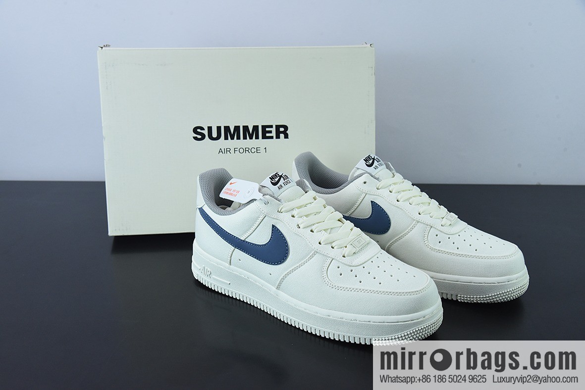 NK Air Force 1 Air Force One, sea blue Unisex sneakers official item number: DG2296-009