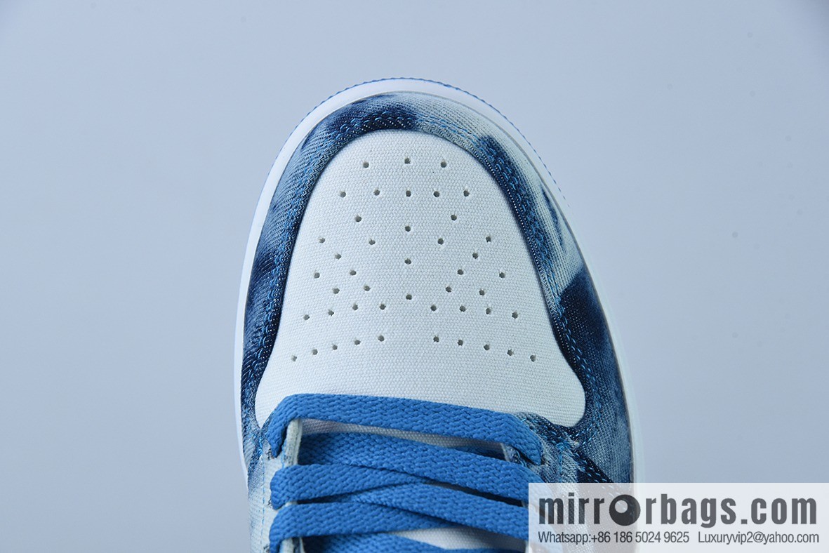 Air Jordan 1 Low washed tannins, denim blue AJ1 Joe 1 low-top casual board shoes, item number: DM8947 100