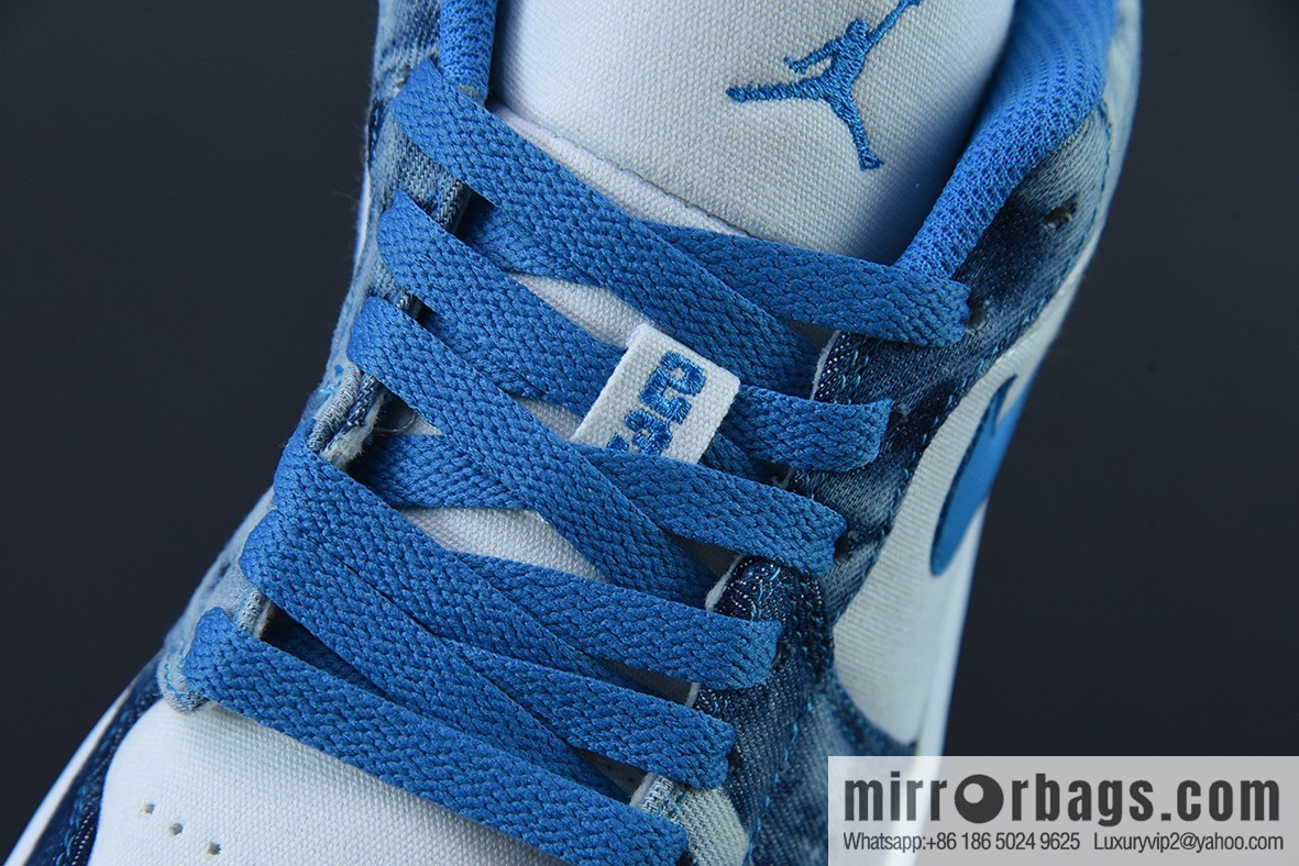Air Jordan 1 Low washed tannins, denim blue AJ1 Joe 1 low-top casual board shoes, item number: DM8947 100