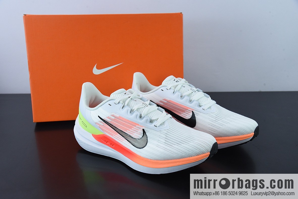 NK Zoom Winflo 9 W9 Ultra Light Mesh Running Shoes, Item Number: DD6203-100