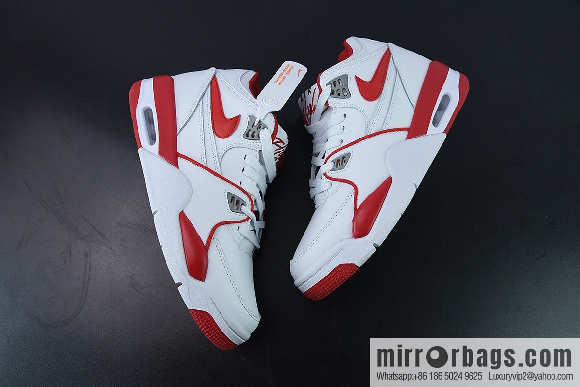 Nike Air Flight 89 AJ4 brothers air unit basketball shoes 819665-100 CN0050-100aj4 brothers white red