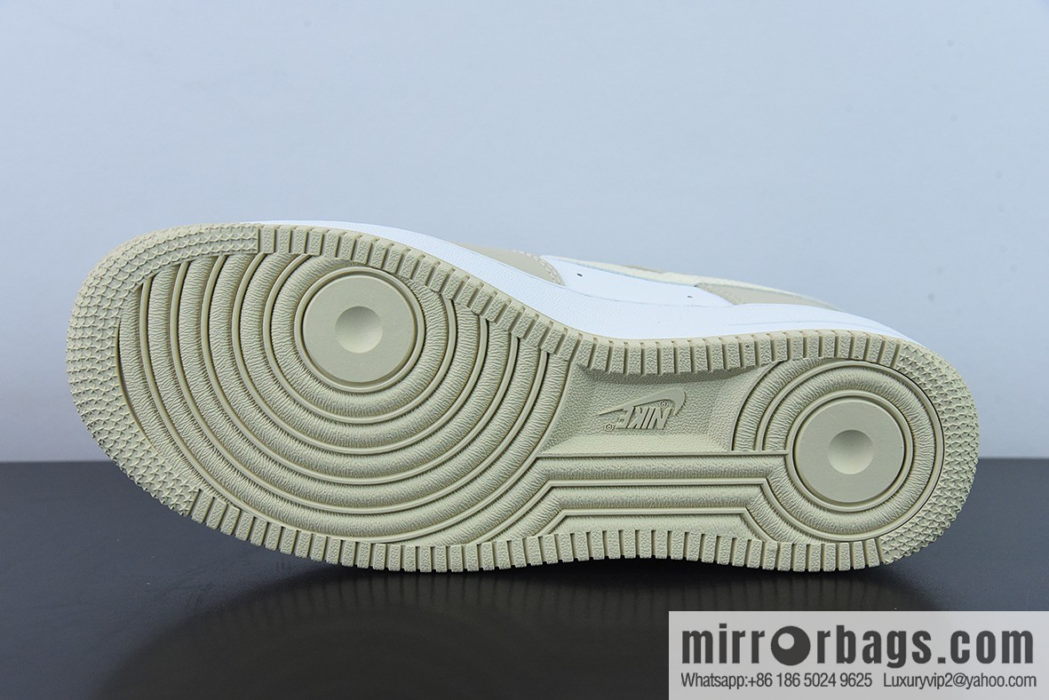 Nk Air Force 1 '07 Low canvas cyan yellow, small hook, Air Force No. 1 low-top casual board shoes Item number: DZ2771-211
