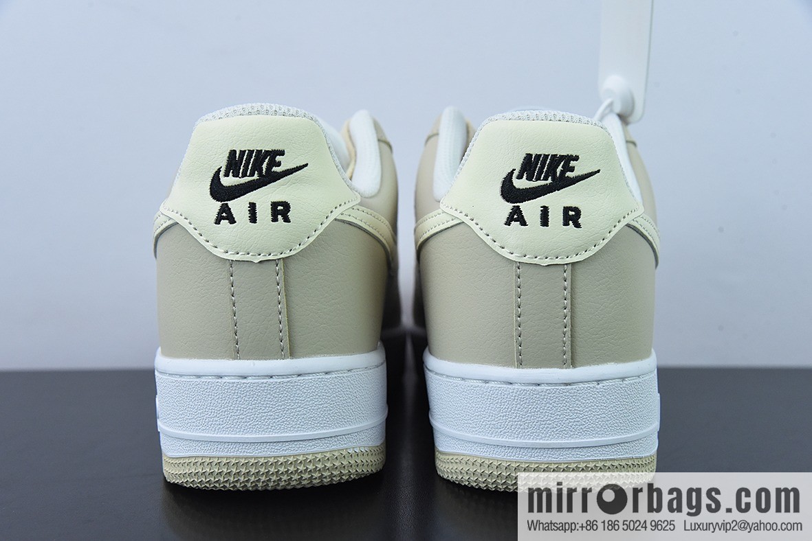 Nk Air Force 1 '07 Low canvas cyan yellow, small hook, Air Force No. 1 low-top casual board shoes Item number: DZ2771-211