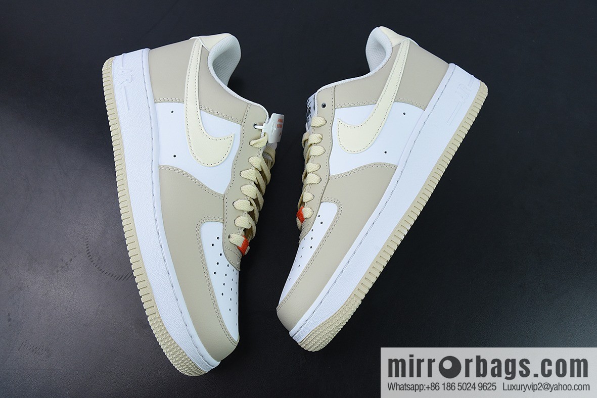 Nk Air Force 1 '07 Low canvas cyan yellow, small hook, Air Force No. 1 low-top casual board shoes Item number: DZ2771-211