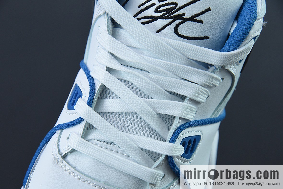 Air Flight Legacy white and blue, the same sneakers as the classic Air Jordan 3 and Air Jordan Unisex, item number: 306252-116.
