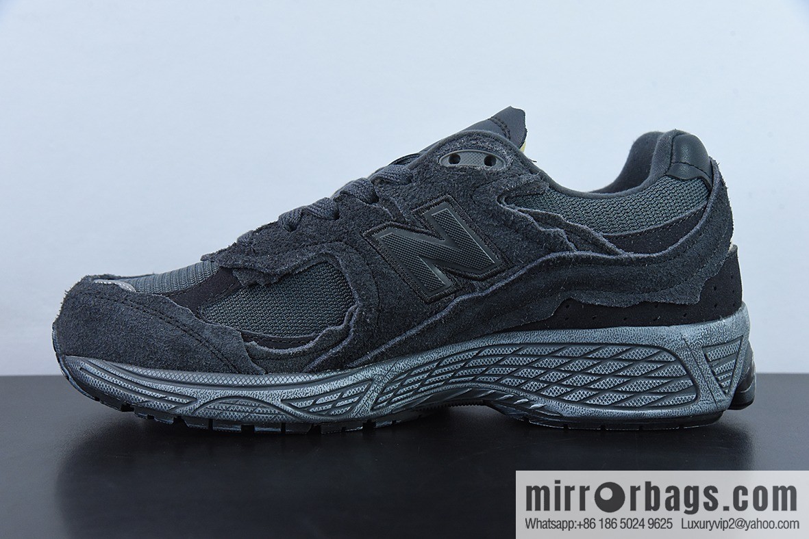 New Balance ML2002 Series Vintage Daddy Style Unisex Casual Shoes Couple Versatile Jogging Shoes Sports Men's Shoes Women's Shoes M2002RDB