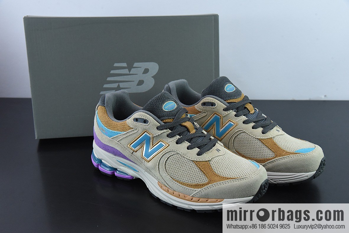 New Balance ML2002 Series Vintage Daddy Style Unisex Casual Shoes Couple Versatile Jogging Shoes Sports Men's Shoes Women's Shoes M2002RWA