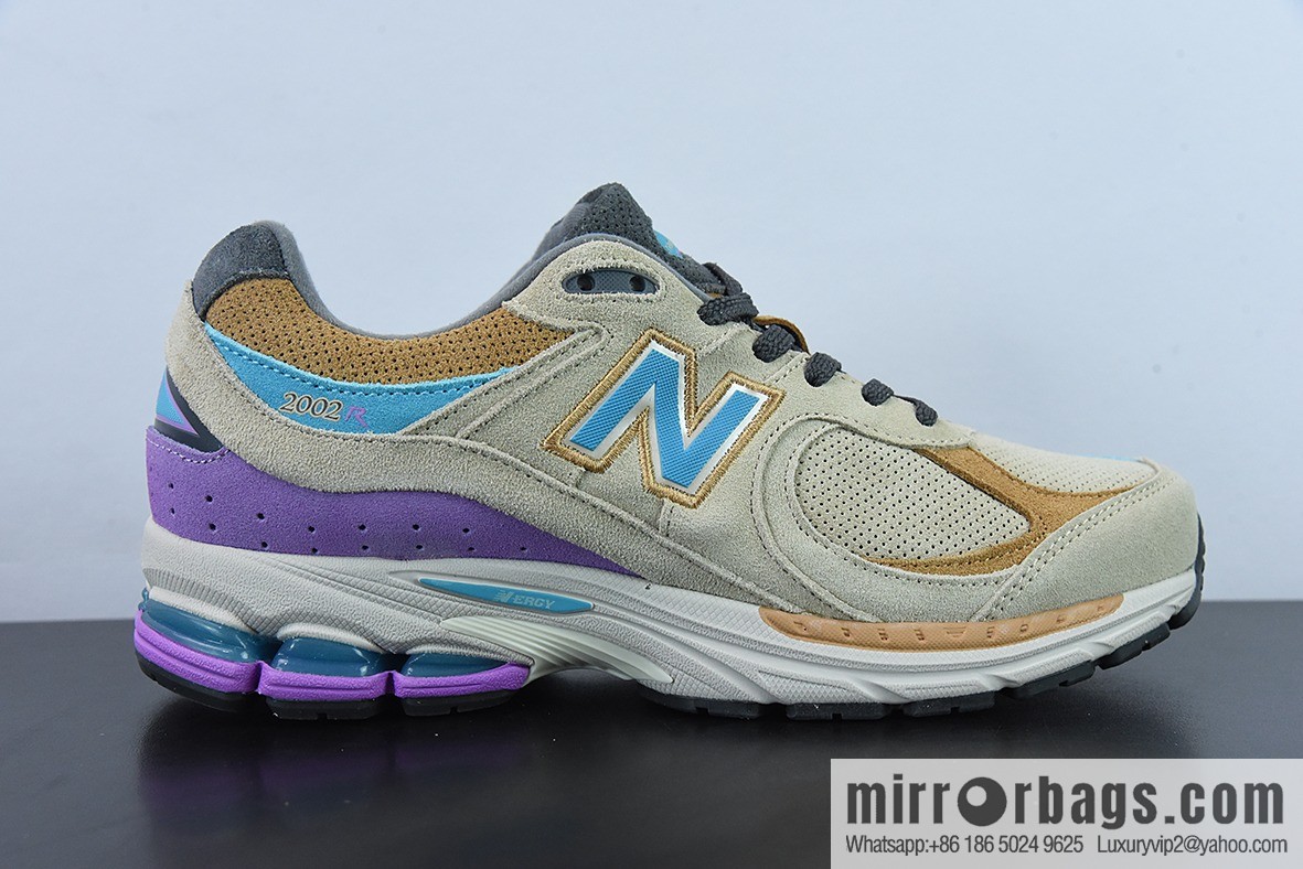 New Balance ML2002 Series Vintage Daddy Style Unisex Casual Shoes Couple Versatile Jogging Shoes Sports Men's Shoes Women's Shoes M2002RWA