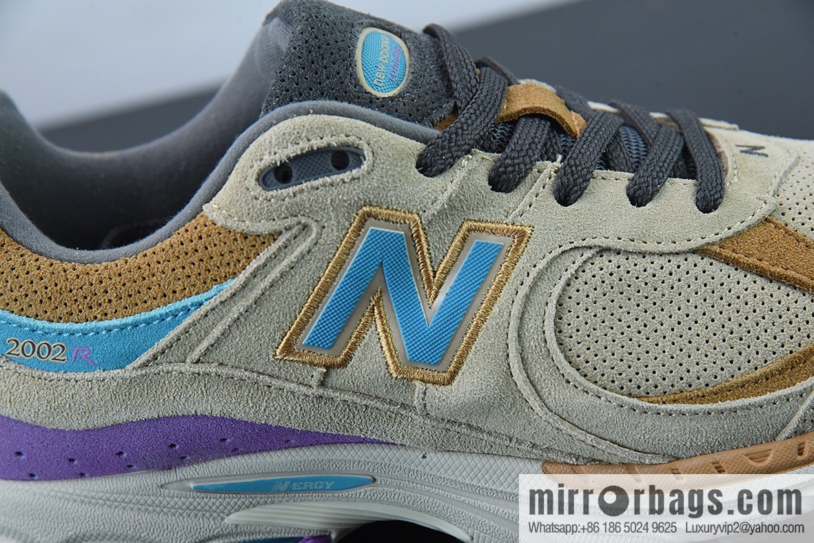 New Balance ML2002 Series Vintage Daddy Style Unisex Casual Shoes Couple Versatile Jogging Shoes Sports Men's Shoes Women's Shoes M2002RWA