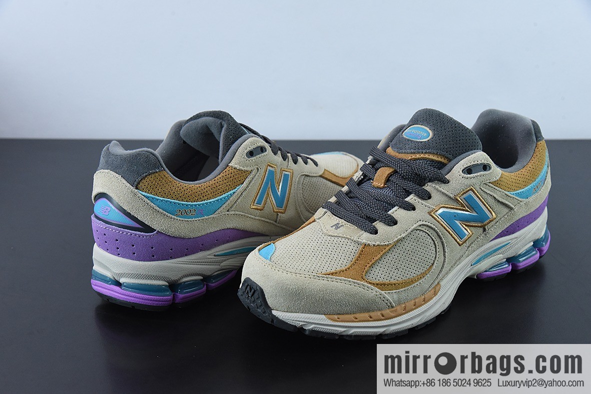 New Balance ML2002 Series Vintage Daddy Style Unisex Casual Shoes Couple Versatile Jogging Shoes Sports Men's Shoes Women's Shoes M2002RWA
