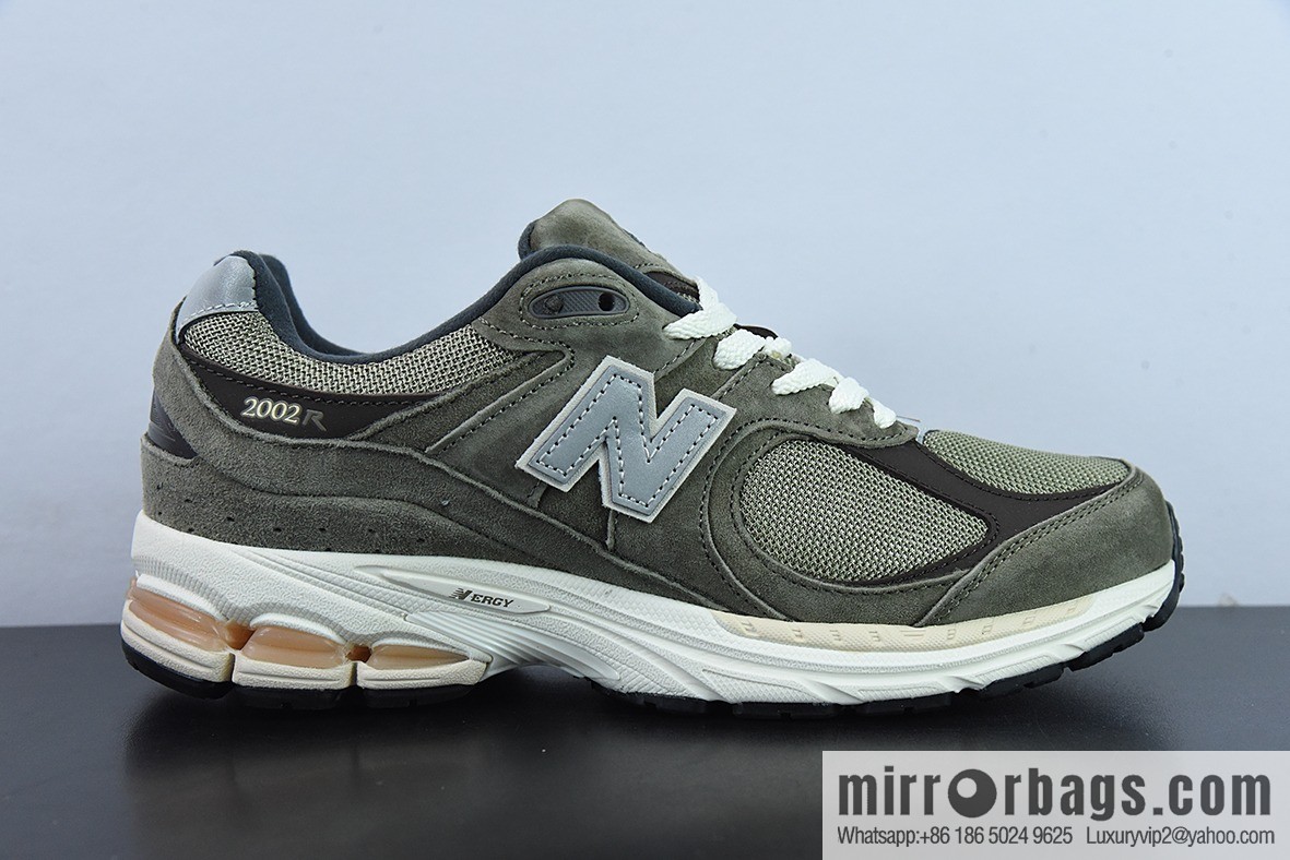 New Balance ML2002 Series Vintage Daddy Style Unisex Casual Shoes Couple Versatile Jogging Shoes Sports Men's Shoes M2002RHN