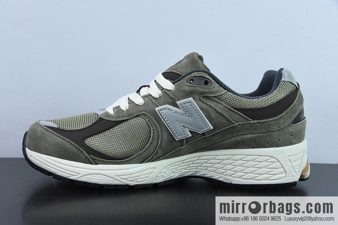 New Balance ML2002 Series Vintage Daddy Style Unisex Casual Shoes Couple Versatile Jogging Shoes Sports Men's Shoes M2002RHN