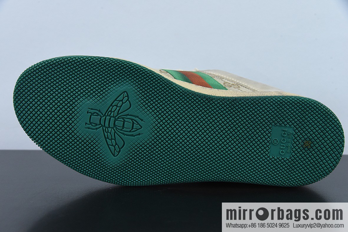 Gucci Gucci Screener GG Enamel Vintage Old Small Dirty Board Shoes