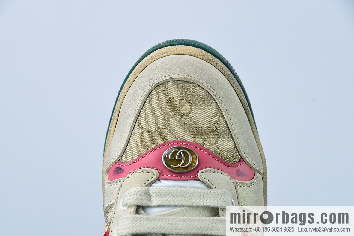 Gucci Gucci Screener GG Enamel Vintage Old Small Dirty Board Shoes