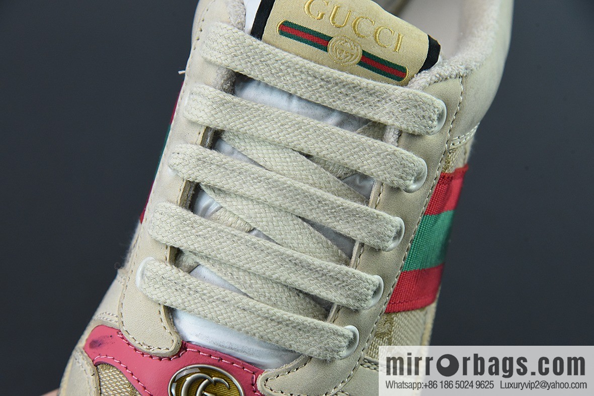 Gucci Gucci Screener GG Enamel Vintage Old Small Dirty Board Shoes