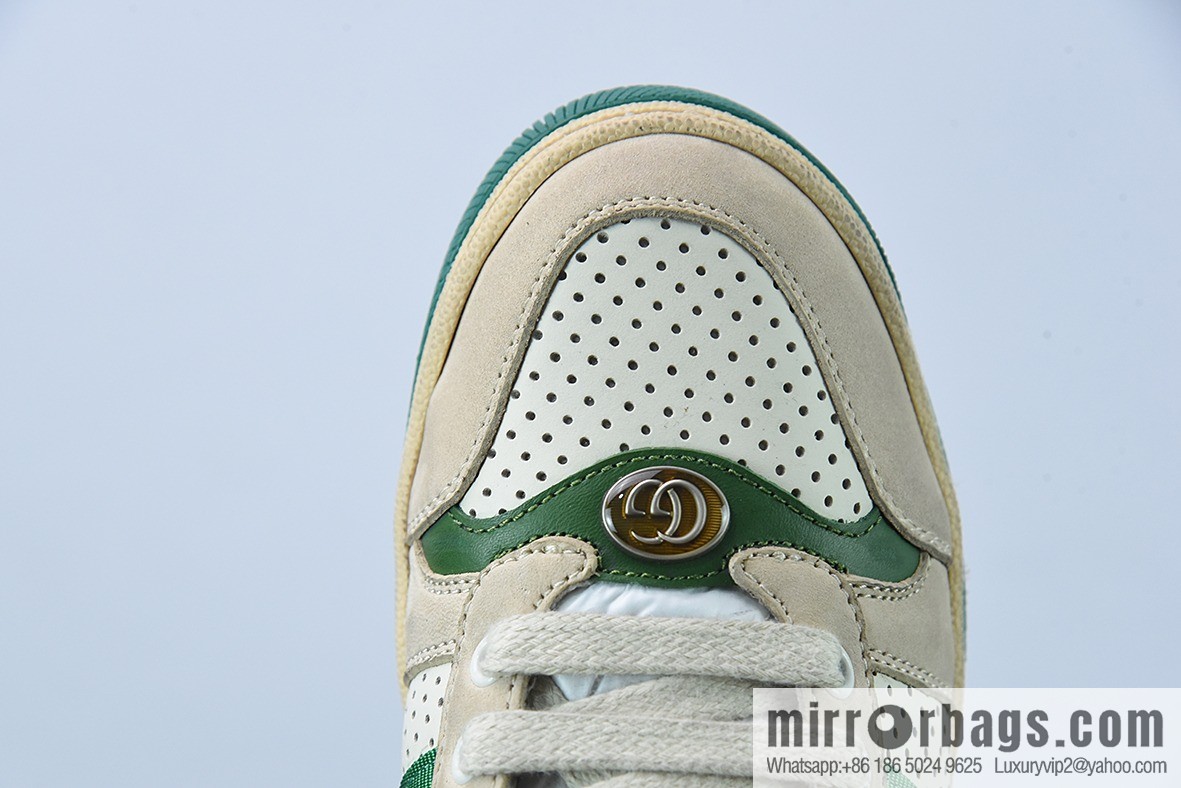 Gucci Gucci Screener GG Enamel Vintage Old Small Dirty Board Shoes