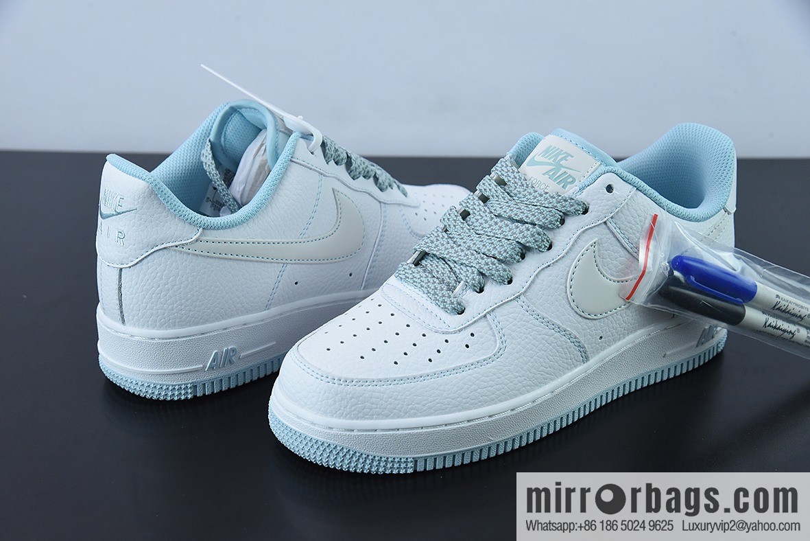 Nk Air Force 1 '07 Low daytime blue color scheme Air Force No. 1 Mark Line Gypsy Low Top Casual Sneakers, item number UO6369-568