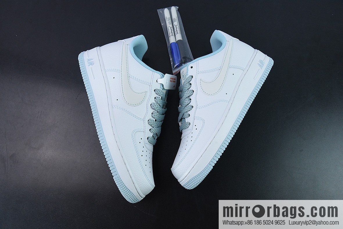 Nk Air Force 1 '07 Low daytime blue color scheme Air Force No. 1 Mark Line Gypsy Low Top Casual Sneakers, item number UO6369-568