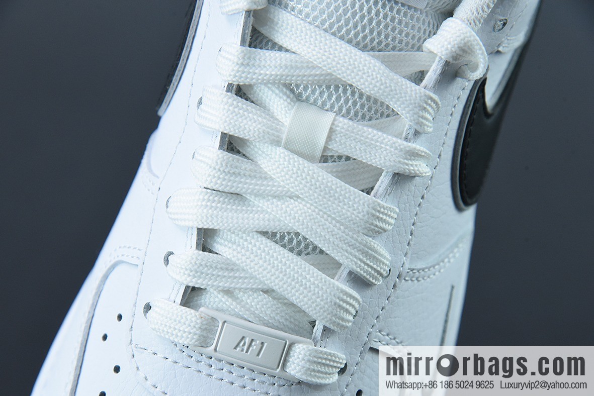 NK Air Force 1 Low Air Force No. 1 Low Help Versatile Leisure Sports Board Shoes, White and Black Small Hook Item Number DX9269-100