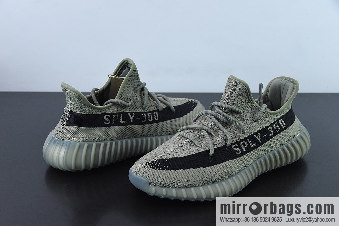 Adidas originals Yeezy boost 350 V2 granite Unisex coconut running shoes of the same style, item number: HQ2059