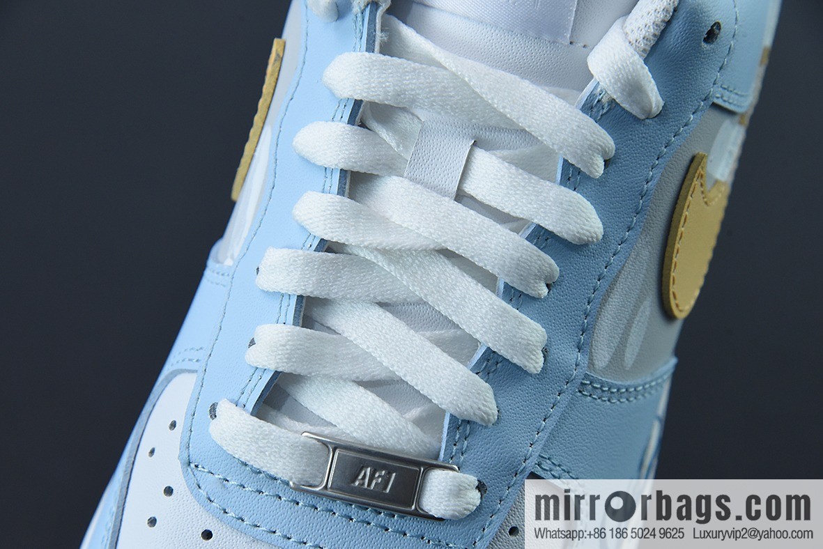 Nike Air Force 1 07 LV8 creative painting graffiti, Air Force One classic low-top versatile leisure sports shoes creative customization ‼️ item number: CW2288-111