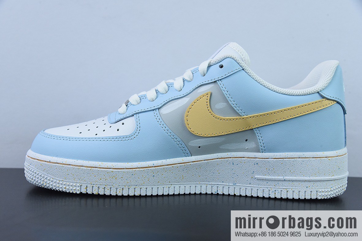 Nike Air Force 1 07 LV8 creative painting graffiti, Air Force One classic low-top versatile leisure sports shoes creative customization ‼️ item number: CW2288-111