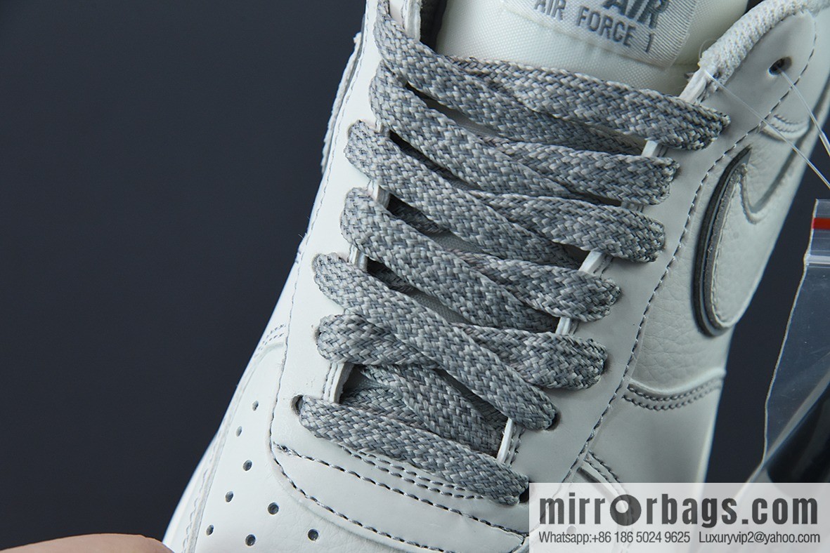 Undefeated x NK Air Force 1 Low Meter Grey, Air Force One Low Top Casual Sneakers SKU: UN3699-055