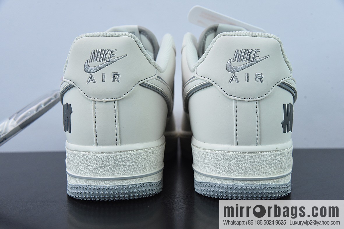 Undefeated x NK Air Force 1 Low Meter Grey, Air Force One Low Top Casual Sneakers SKU: UN3699-055