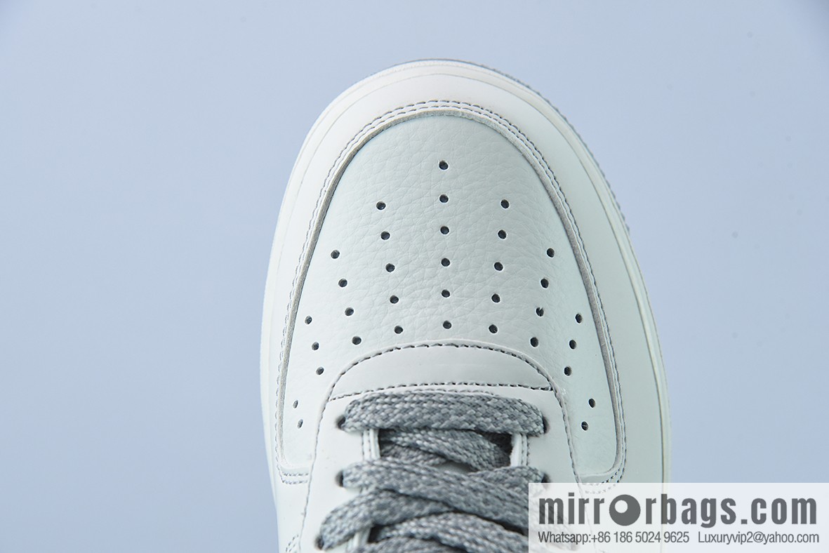 Undefeated x NK Air Force 1 Low Meter Grey, Air Force One Low Top Casual Sneakers SKU: UN3699-055