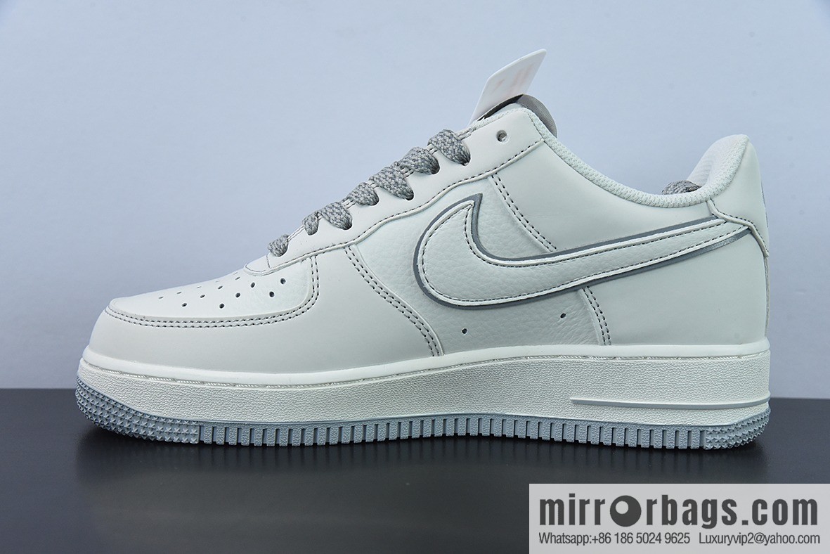 Undefeated x NK Air Force 1 Low Meter Grey, Air Force One Low Top Casual Sneakers SKU: UN3699-055