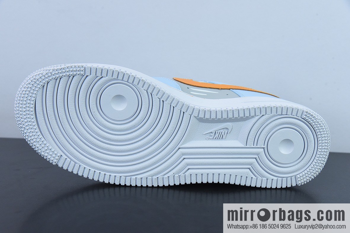 Nike Air Force 1 '07 white and blue two-dimensional graffiti, Air Force One low-top versatile leisure sports shoes, item number: CW2288-669