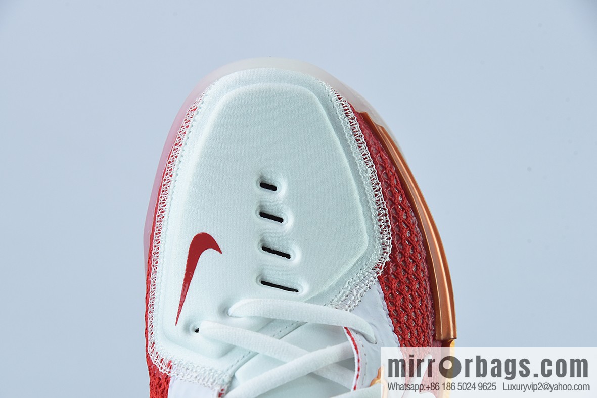Nike Air Zoom G.T. Cut EP white and red basketball shoes, item number: CZ0176-100