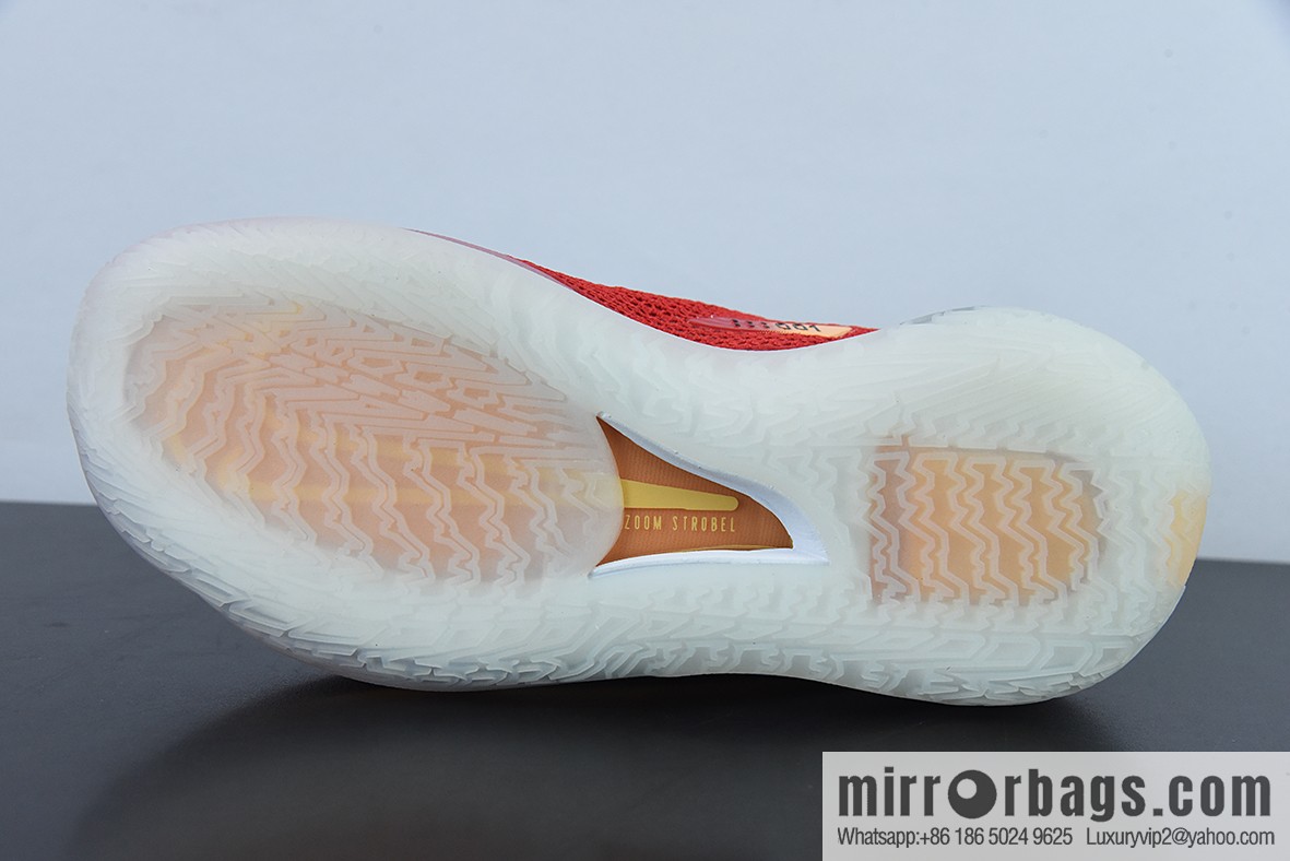 Nike Air Zoom G.T. Cut EP white and red basketball shoes, item number: CZ0176-100