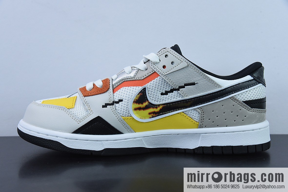 Nike Dunk Low SB full top layer leather midsole glue injection air low top skate shoes