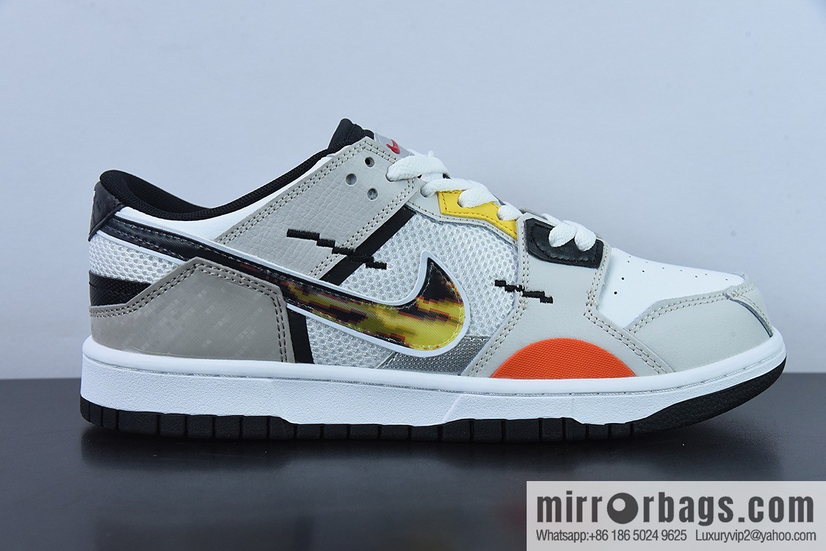 Nike Dunk Low SB full top layer leather midsole glue injection air low top skate shoes