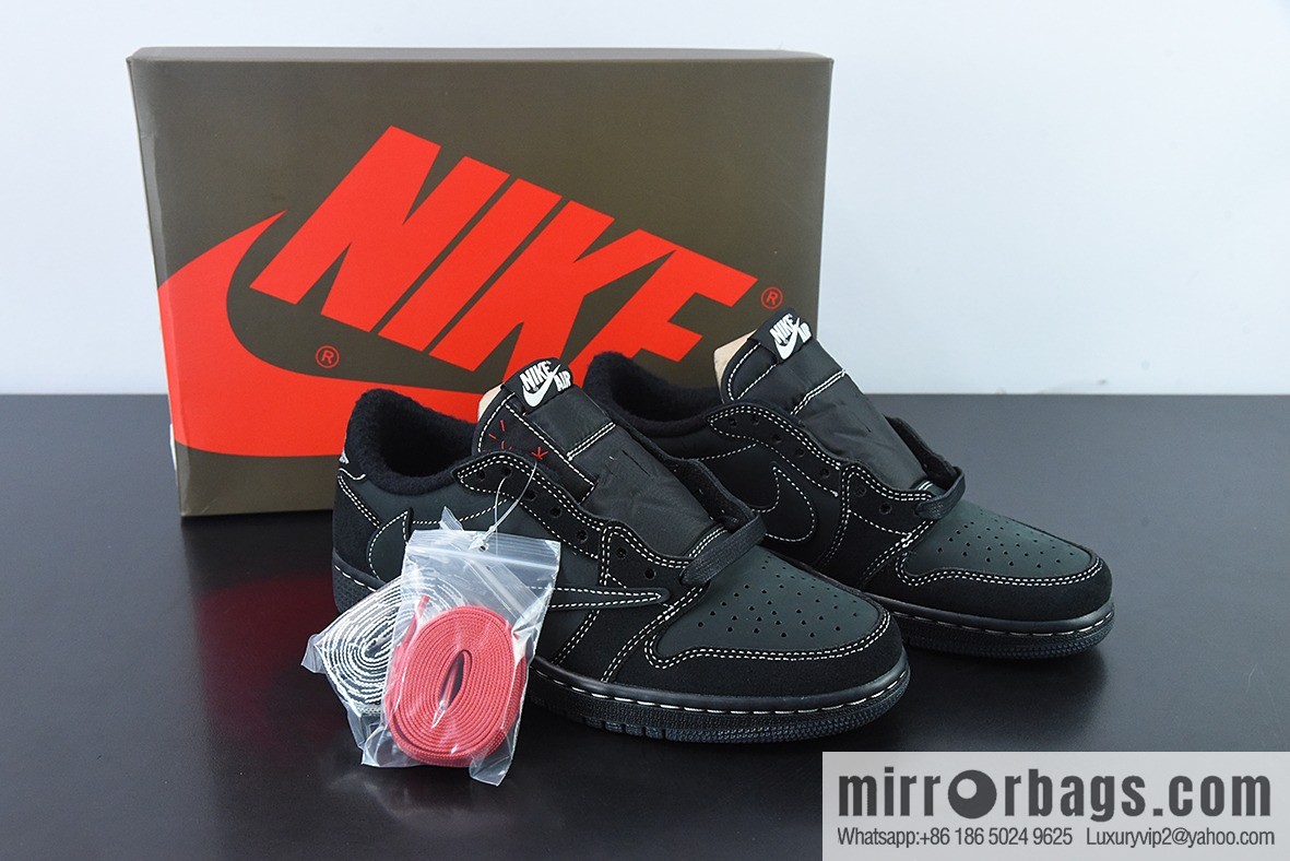 Fragment x TS x Air Jordan 1 Low Three-party joint barb low help, real shot official product number: DM7866 001