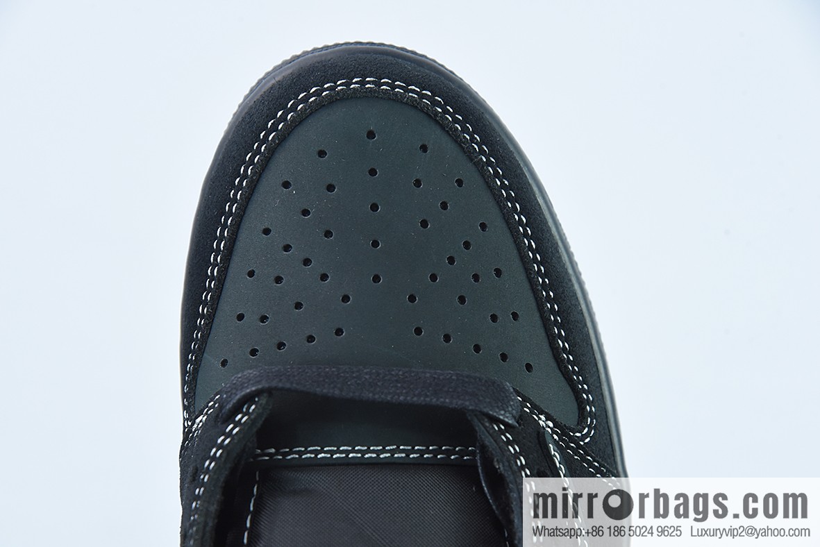 Fragment x TS x Air Jordan 1 Low Three-party joint barb low help, real shot official product number: DM7866 001