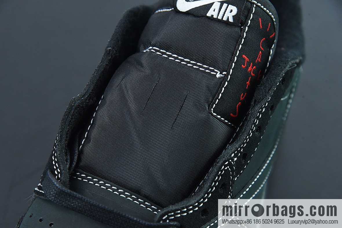 Fragment x TS x Air Jordan 1 Low Three-party joint barb low help, real shot official product number: DM7866 001
