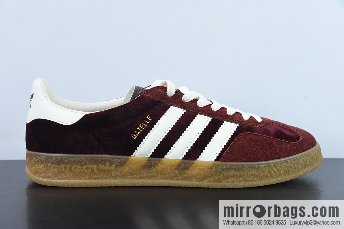 Adidas originals x Gucci Gazelle Adidas Gucci joint classic casual shoes Code: GTI1C