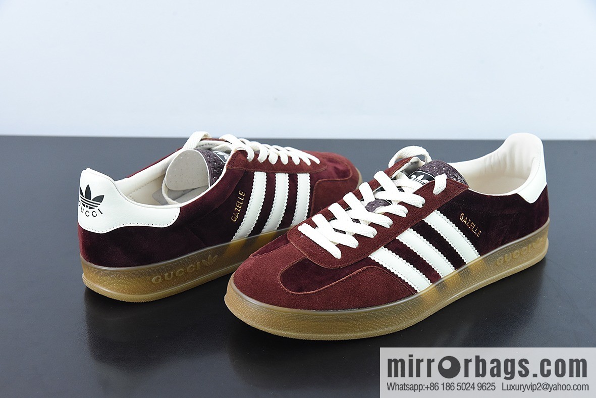 Adidas originals x Gucci Gazelle Adidas Gucci joint classic casual shoes Code: GTI1C