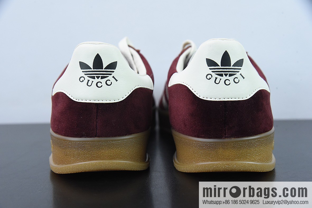 Adidas originals x Gucci Gazelle Adidas Gucci joint classic casual shoes Code: GTI1C