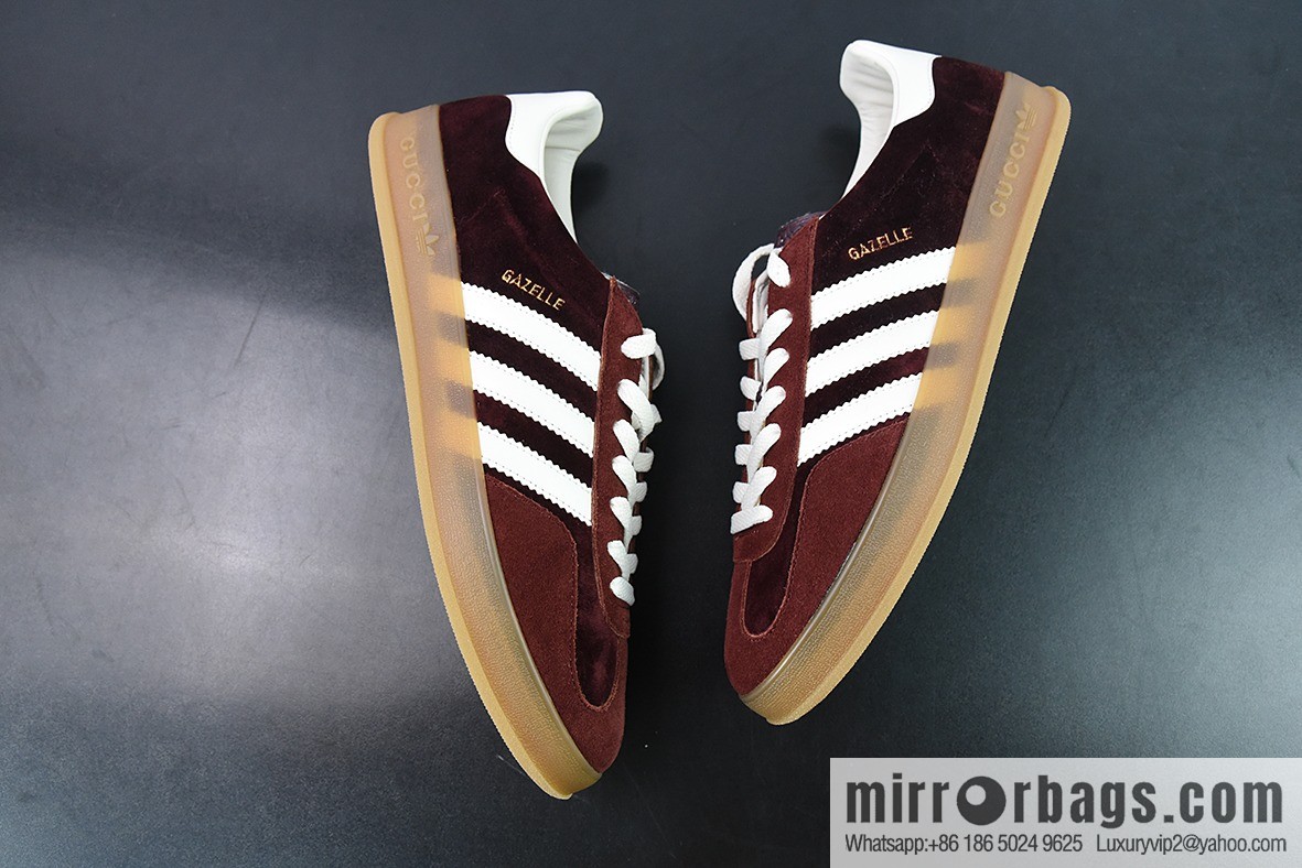 Adidas originals x Gucci Gazelle Adidas Gucci joint classic casual shoes Code: GTI1C