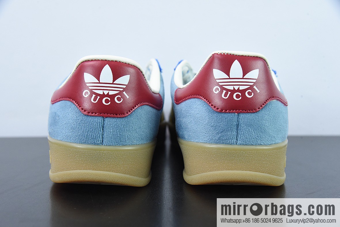 Adidas originals x Gucci Gazelle Adidas Gucci joint classic casual shoes Code: GTI1C