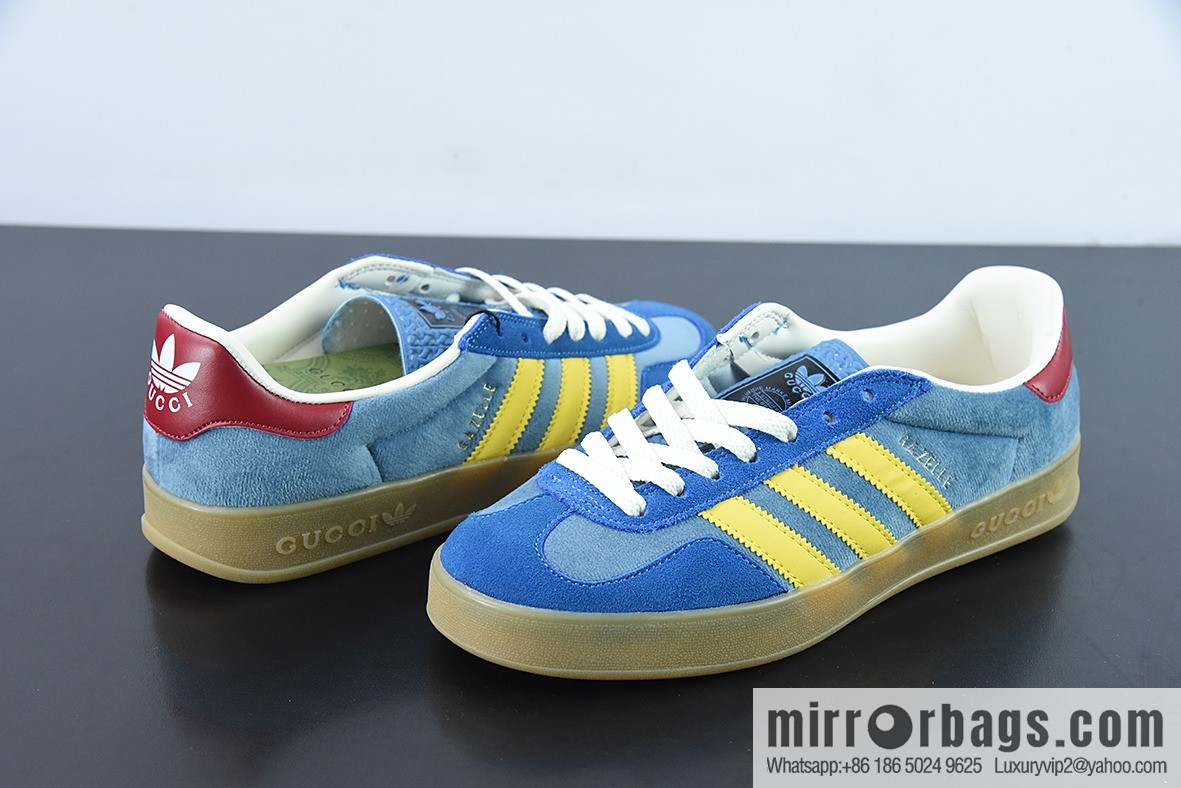 Adidas originals x Gucci Gazelle Adidas Gucci joint classic casual shoes Code: GTI1C