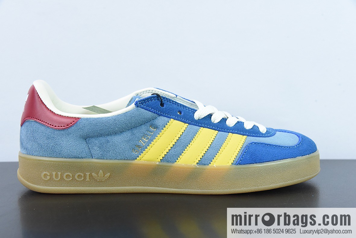 Adidas originals x Gucci Gazelle Adidas Gucci joint classic casual shoes Code: GTI1C