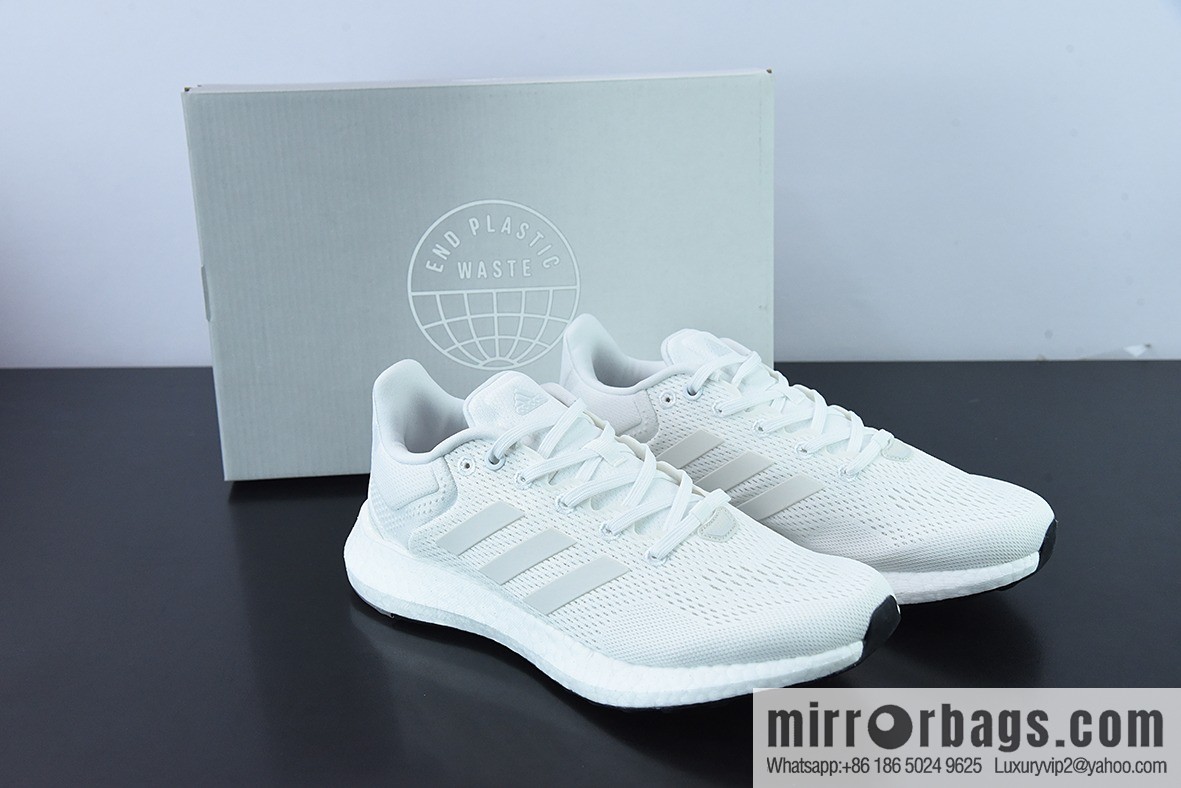 Adidas Pureboost 21 PB21 generation, popcorn outsole, sports and leisure running shoes, official item number: GY5094