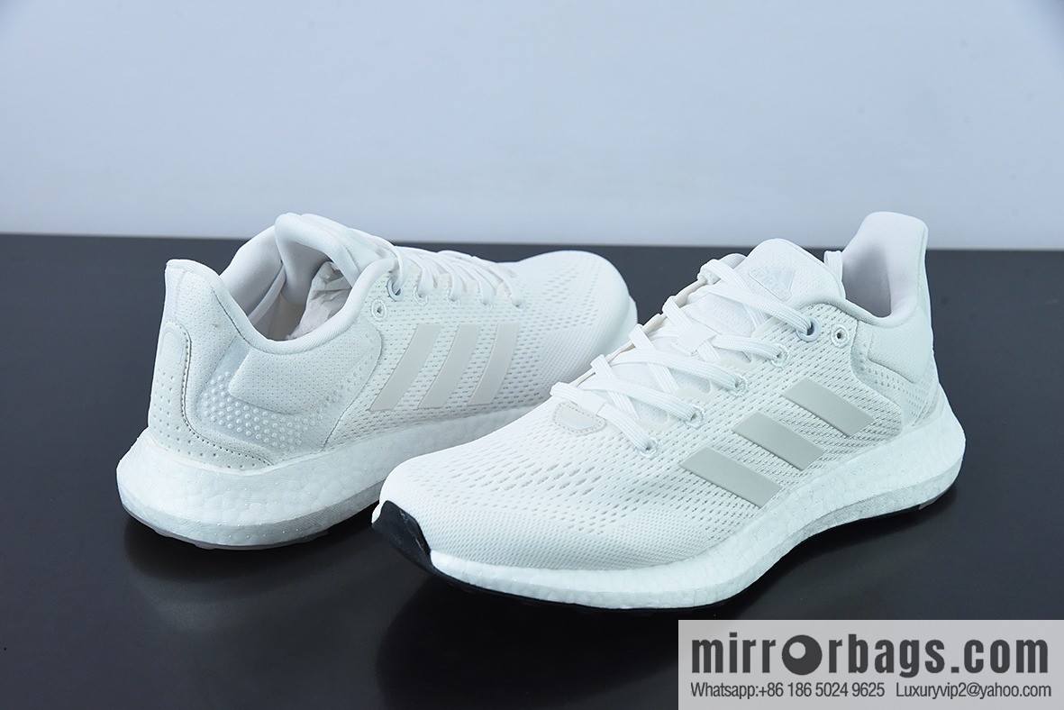 Adidas Pureboost 21 PB21 generation, popcorn outsole, sports and leisure running shoes, official item number: GY5094