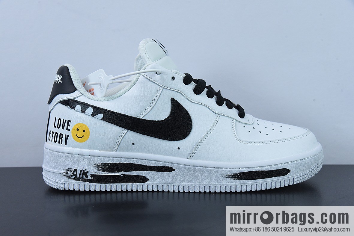 Nike Air Force 1 '07 Low White Black Yellow Smiley Unisex The same sneakers item number: DO5220-176