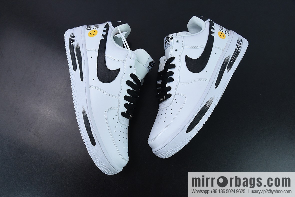 Nike Air Force 1 '07 Low White Black Yellow Smiley Unisex The same sneakers item number: DO5220-176