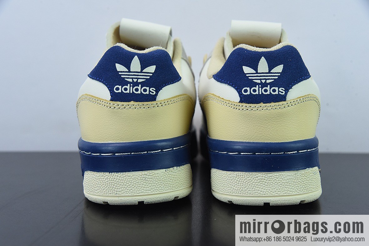 AD Rivalry Low Premium Orange Blue, Classic Vintage Trend Versatile Board Shoes, Official Sync, Item Number: HO4386